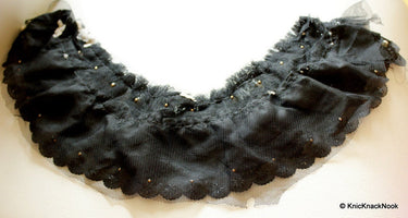Black Neck Collar Trim